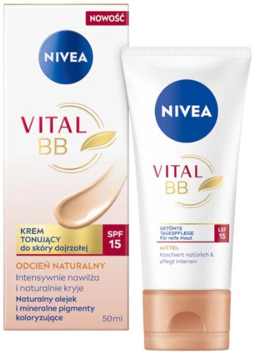 Nivea Vital BB krem tonujący do twarzy SPF 15 50ml