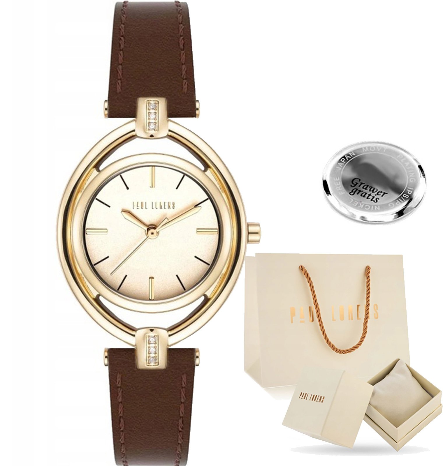 Zegarek damski Paul Lorens SELENA-4B2 z GRAWEREM