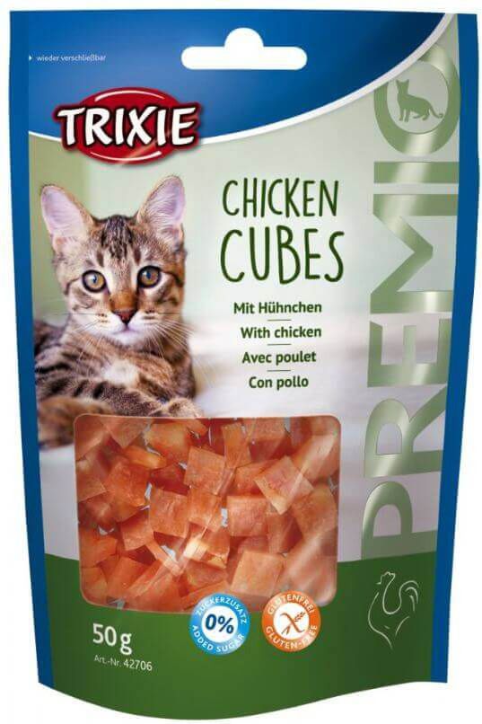 Trixie SNACKI "PREMIO CUBES", KURCZAK 50g