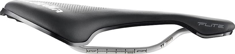 Selle Italia Siodło SELLE ITALIA FLITE BOOST SUPERFLOW L (id match - L3) TI 316 Tube 7, fibra-tek, czarne (NEW)