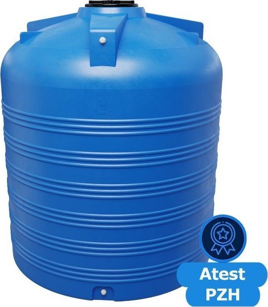 UHP Zbiornik plastikowy, beczka 5000 l średnica: 185 cm (gwint dolny 1'1/2 cala mosiężny)