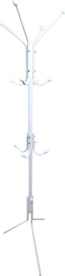 Topeshop Wieszak na ubrania, stojący, Livia, 55x55x182 cm, biały