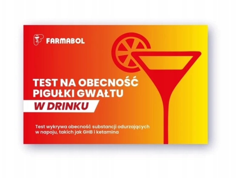 Mamania Testy na obecność pigułki gwałtu w napoju 2szt
