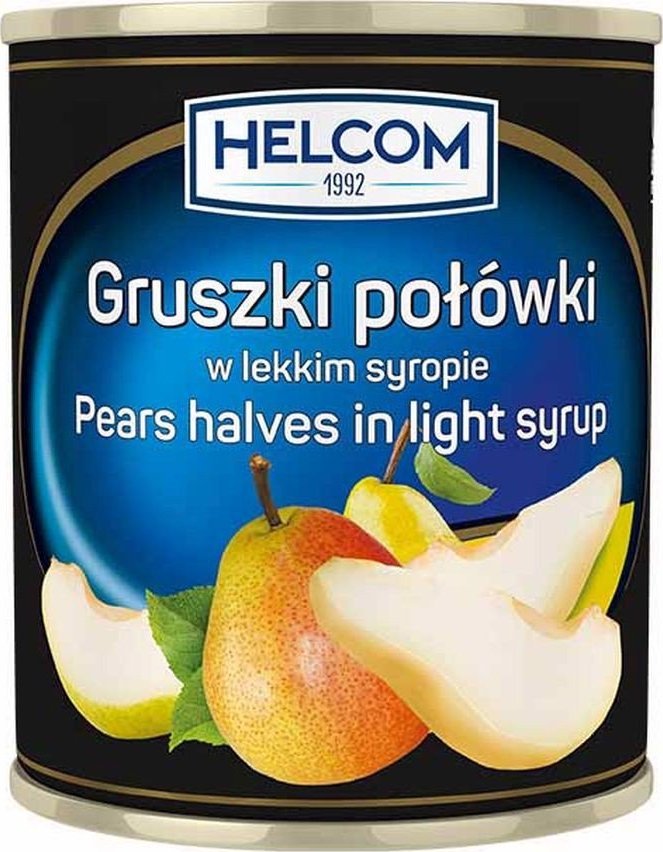 Helcom Helcom Gruszki w syropie 820g