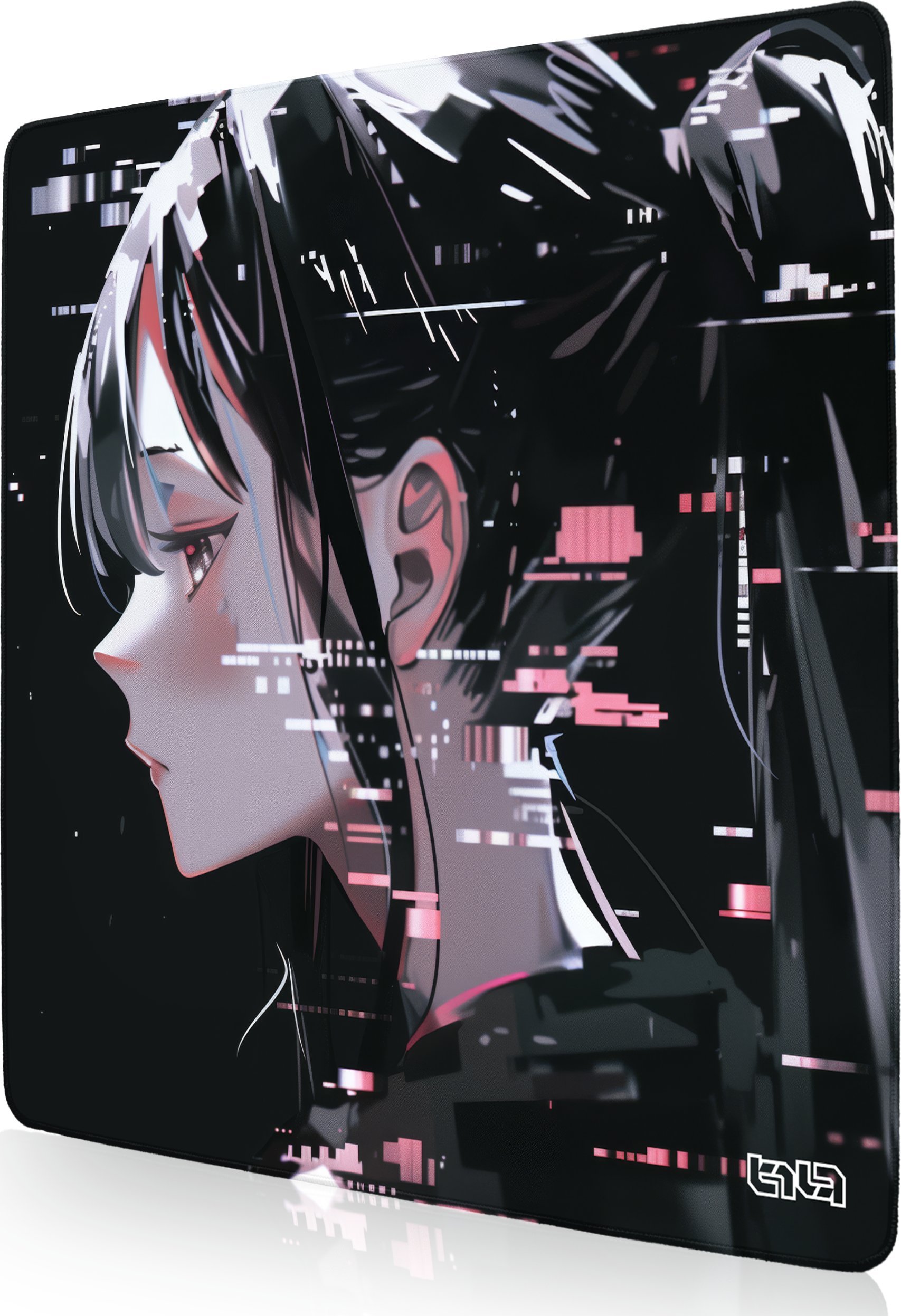Podkładka Tilt PODKŁADKA POD KLAWIATURĘ Glitched Yuki 50x50 TILT Wytrzymała Prezent