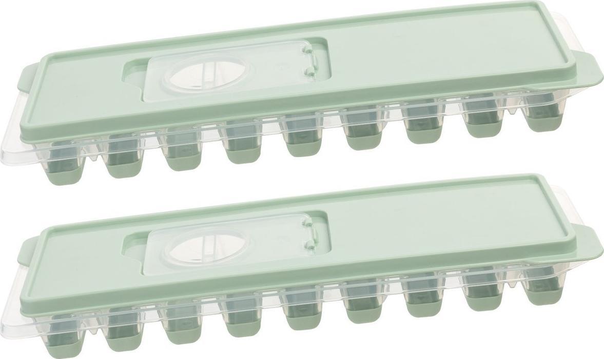 Praktyczna Foremki do lodu Praktyczna prostokątna miętowa - 2szt.