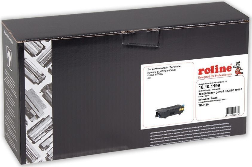 Toner Roline Toner kompatybilny z TK-3160 czarny do KYOCERA ECOSYS P3050DN około 12.500 stron