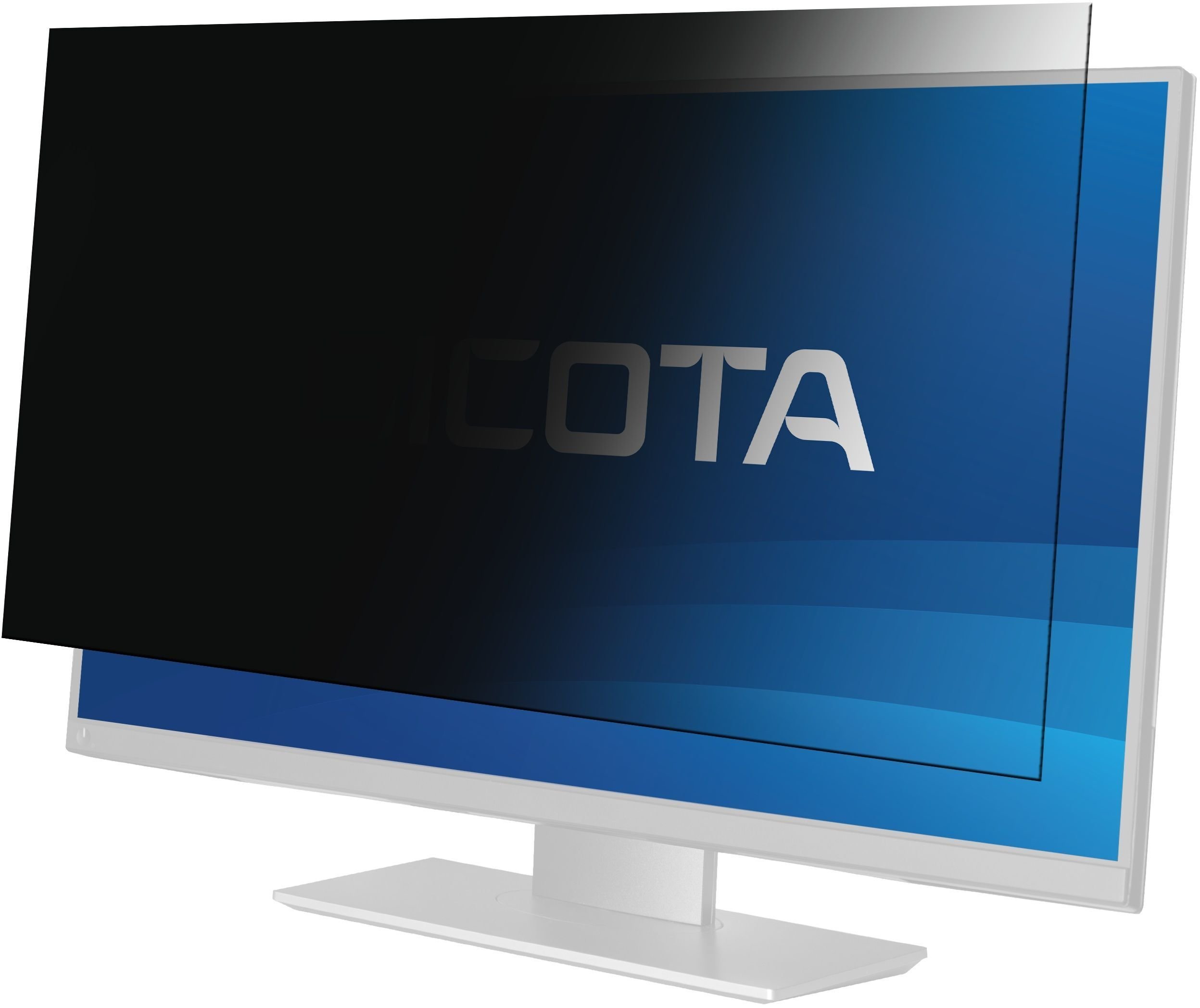 Filtr Dicota Filtr przeciwsłoneczny do ekranów montowany bocznie, 2-drożny, odpinany, Plug-in, czarny dla HP EliteDisplay E233