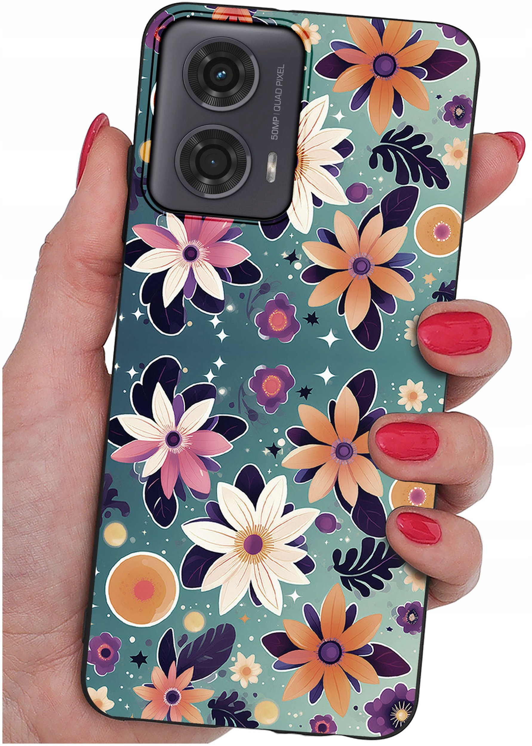 Etui do Motorola Moto G24 |G24 POWER |G04 |E14 WZORY |SILIKONOWE MATT SZKŁO