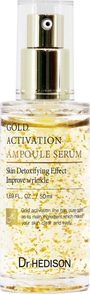 Dr. Hedison Gold Activation Ampoule serum do twarzy z 24k złotem 50ml