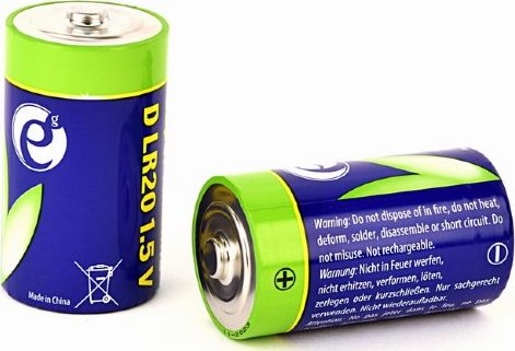 Gembird Bateria D / R20 2 szt.