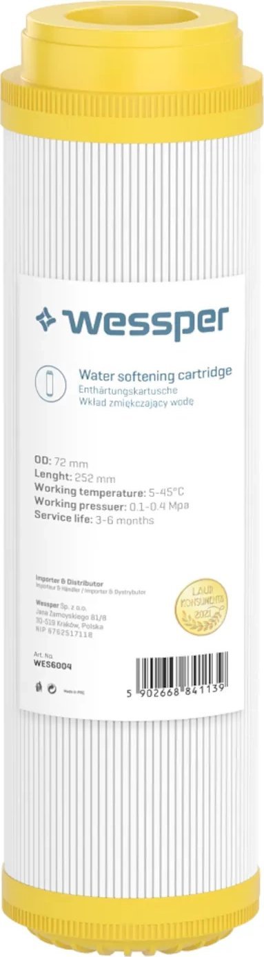 Wessper Wessper Filtr zmiękczający wodę 10"