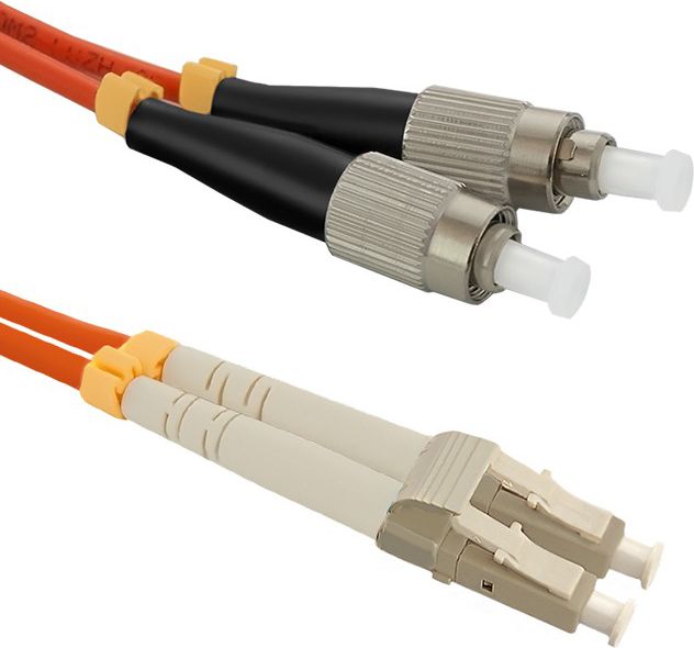 Qoltec Optic Patchcord LC/UPC - FC/UPC MM 50/125 OM2 2m (54056)