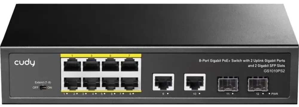8+2P Cudy GS1010PS2 PoE+ SFP