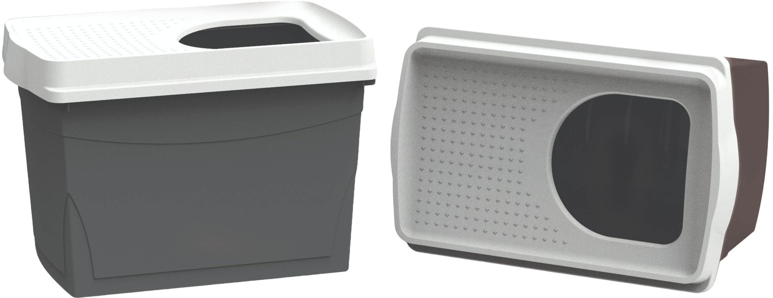 TropiDog Zamykana kuweta dla kota JUMP 55x43x42