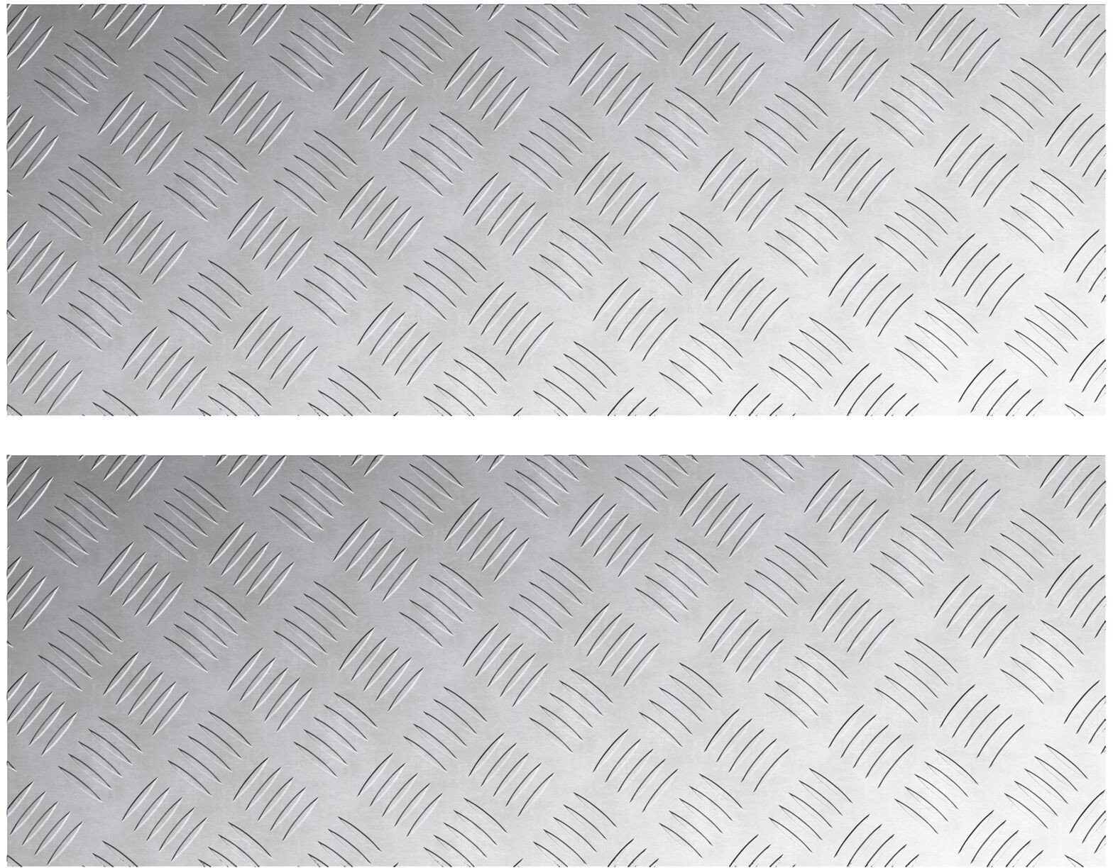 Płyty aluminiowe z rowkami 2 sztuki Antypoślizgowe 80x30 cm