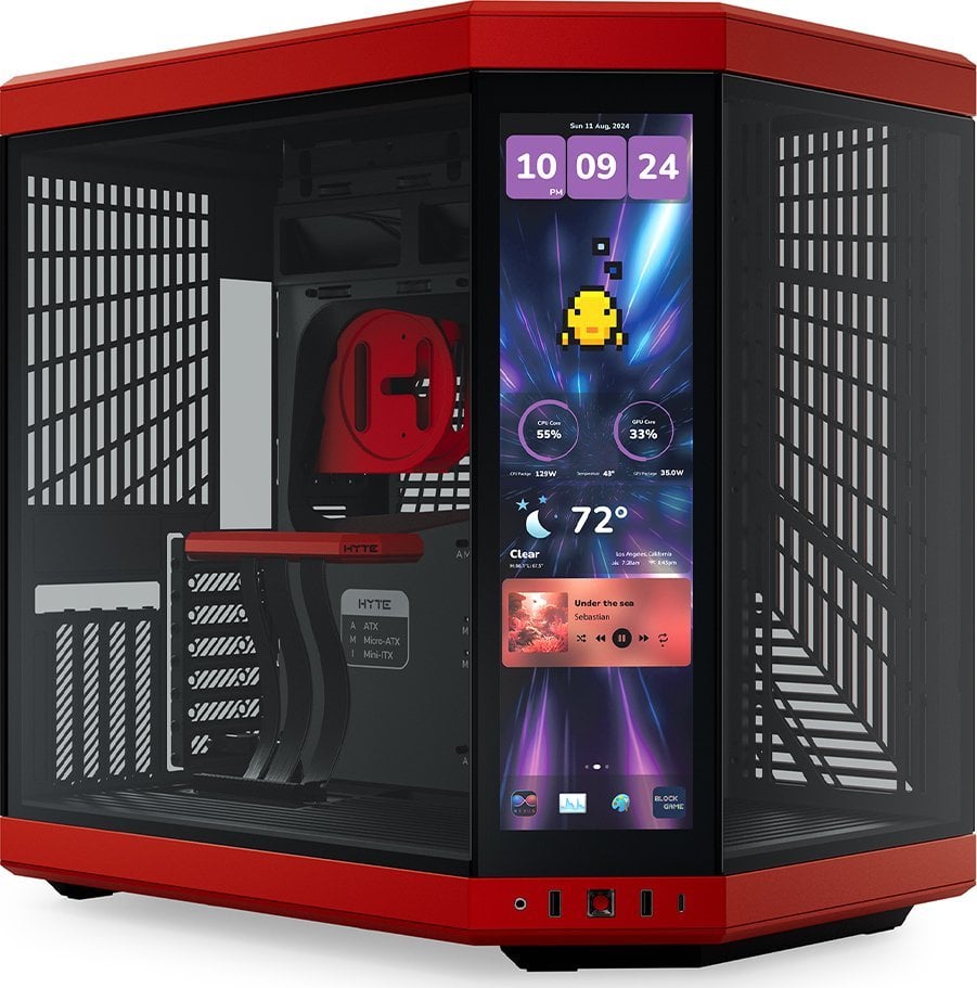 Obudowa Hyte Y70 Touch Infinite Black Cherry (CS-HYTE-Y70TTI-RB)