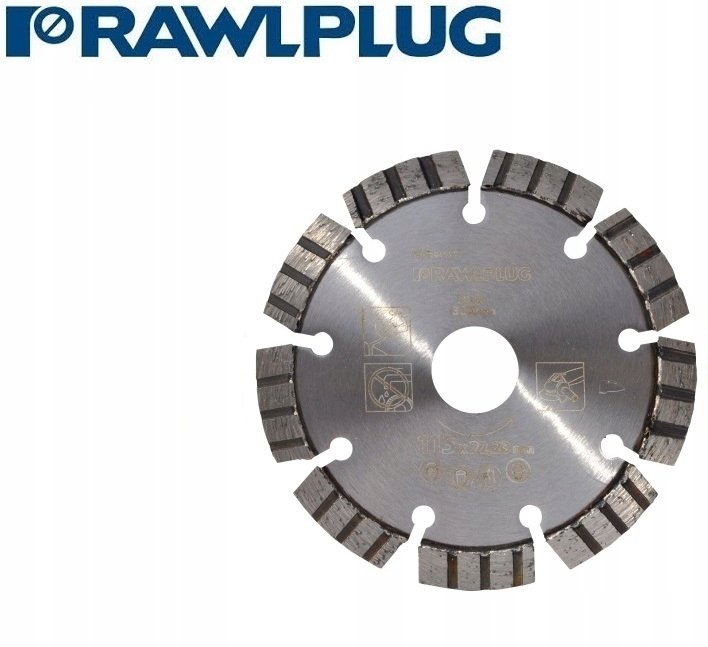 Rawlplug 230X22,23MM TURBO CONCRETE Tarcza diamentowa - 1sz - RT-DDA-230