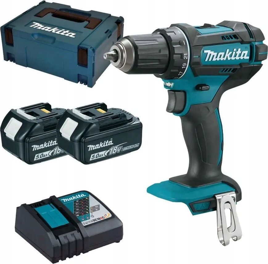 Wiertarko-wkrętarka Makita DDF482RTJ 18 V 2 x akumulator 5 Ah