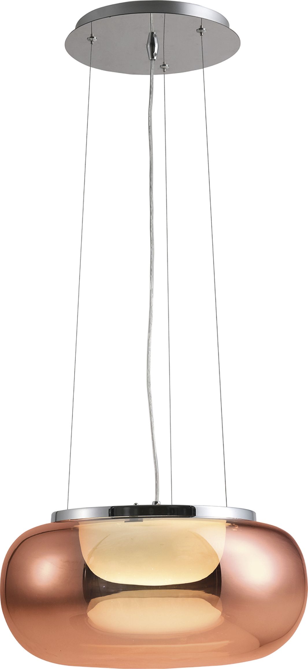 Lampa wisząca Azzardo GALACTIC nowoczesna miedź (AZ3161)