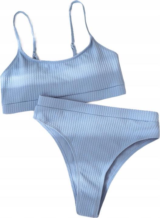 Pan i Pani Gadżet Strój kąpielowy bikini bandeau wysoki stan