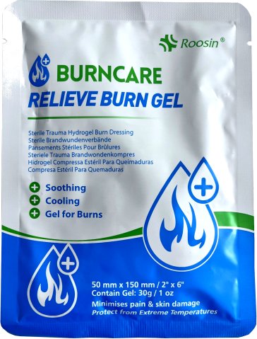 Opatrunek hydrożelowy na oparzenia 5x15cm BurnCare