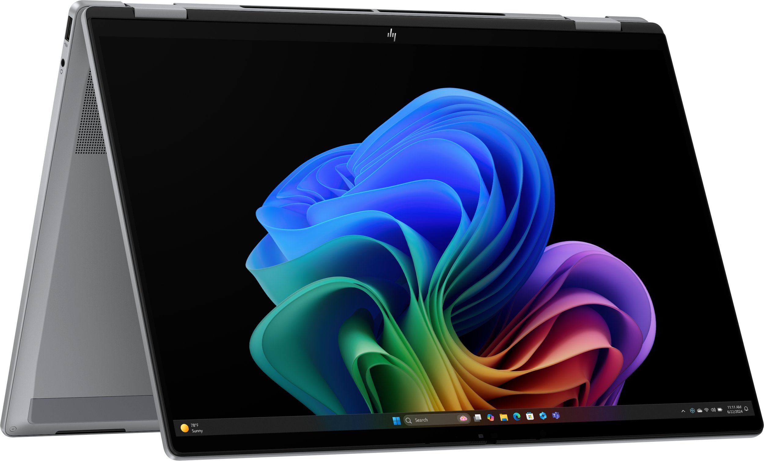 Laptop HP OmniBook X Flip 2-in-1 NG AI 16-ar0217nw - Ryzen AI 7 350 | 16"-2K-OLED-Touch | 24GB | 1TB | Win11Home | Meteor Silver