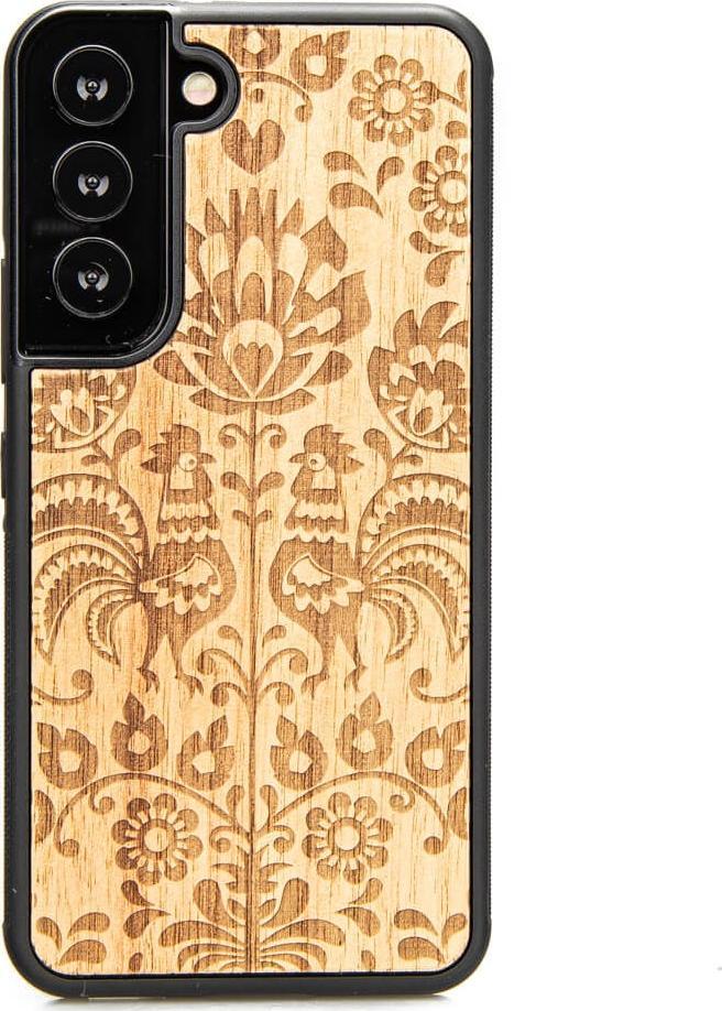 BeWood Drewniane Etui Samsung Galaxy S22 POLSKI FOLK ANIEGRE