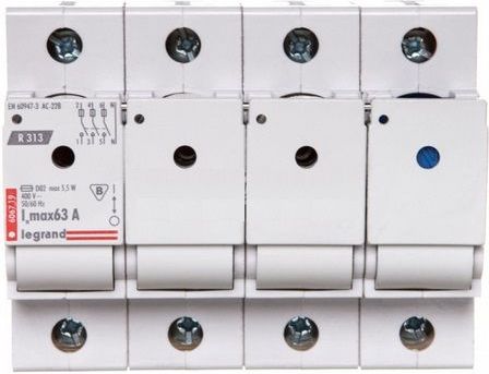 Legrand Rozłącznik bezpiecznikowy 3P+N 63A D02 R313 MAKS bez wkładek (606719)