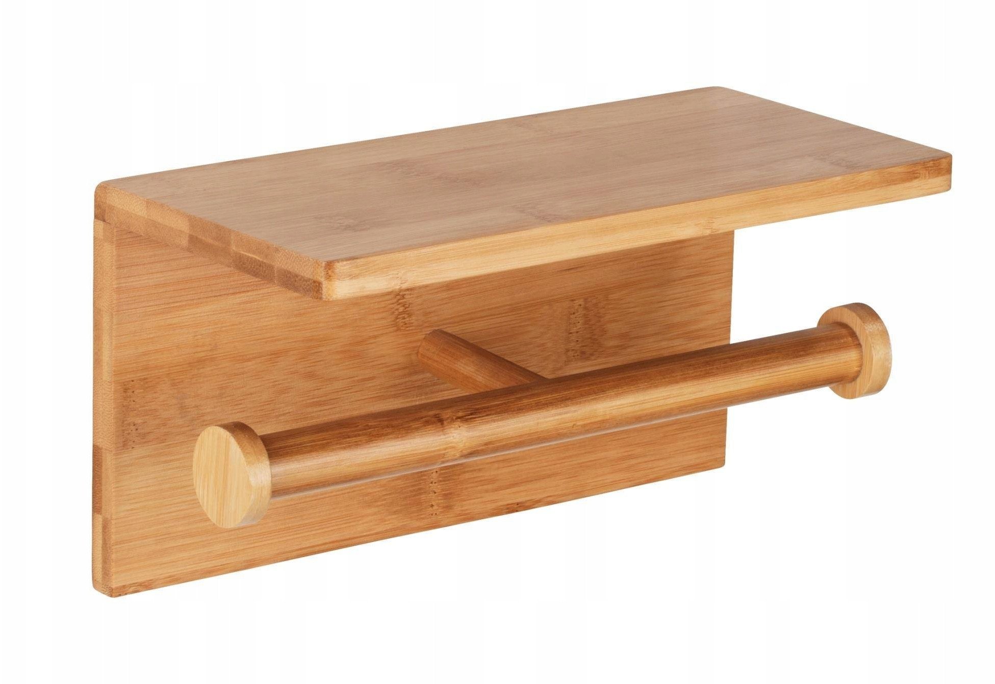 Uchwyt na papier toaletowy BAMBUSA, bambusowy, WENKO