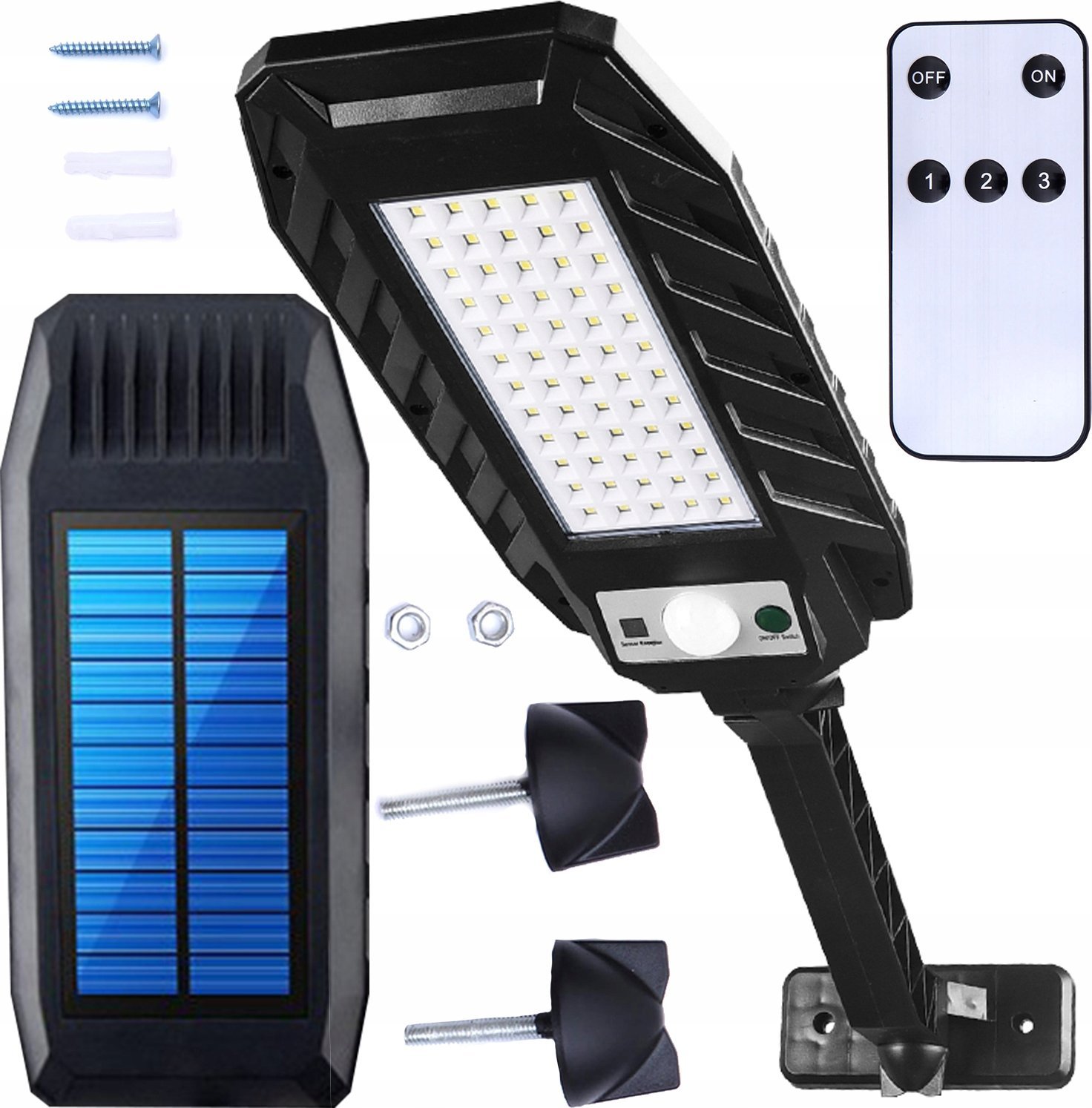 LAMPA SOLARNA ULICZNA 60LED COB XW-D200