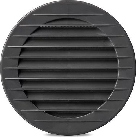 airRoxy Kratka okrągła z siatką grafit 150