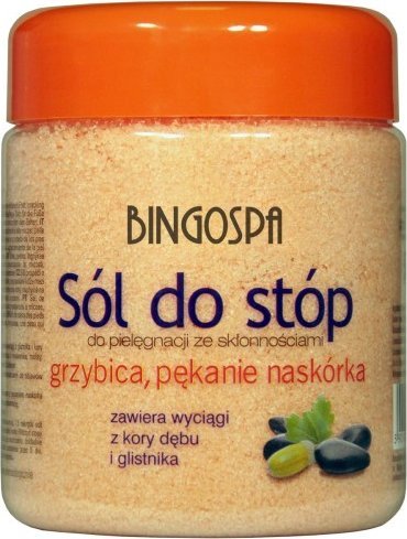 BingoSpa Sól do stóp ze skłonnościami do grzybicy i pękania naskórka 550g