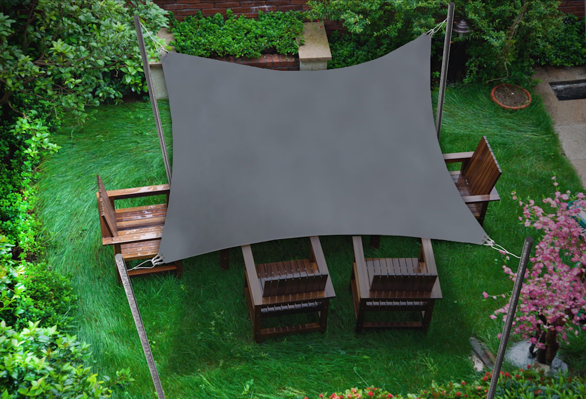 SunShade ŻAGIEL PRZECIWSŁONECZNY PREMIUM WODOSZCZELNY 4X4