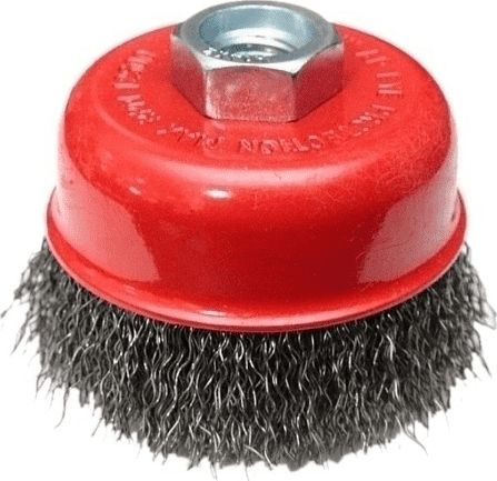 AWTools szczotka doczołowa 75mm M14 drut karbowany (AW55103)