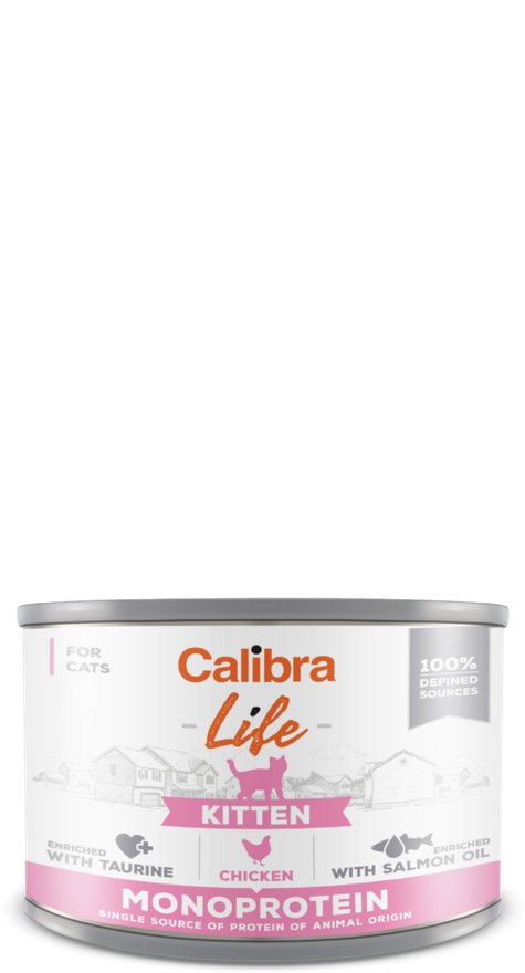 CALIBRA Cat Life Kitten Chicken 200g