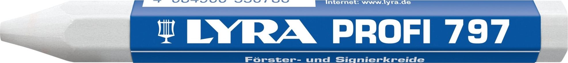 Lyra Profi Biała kreda woskowa do znakowania Lyra Profi 797 (1 sztuka)