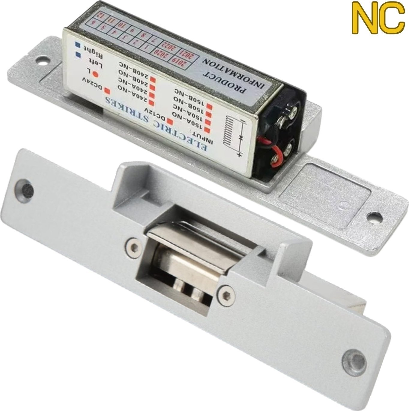 Spreest KASETA ELEKTROZACZEP RYGIEL ZAMEK ELEKTRYCZNY 12V DO FURTKI BRAMKI 1501B NC