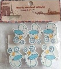 FANDY Klamerki ozdobne niemowlęce