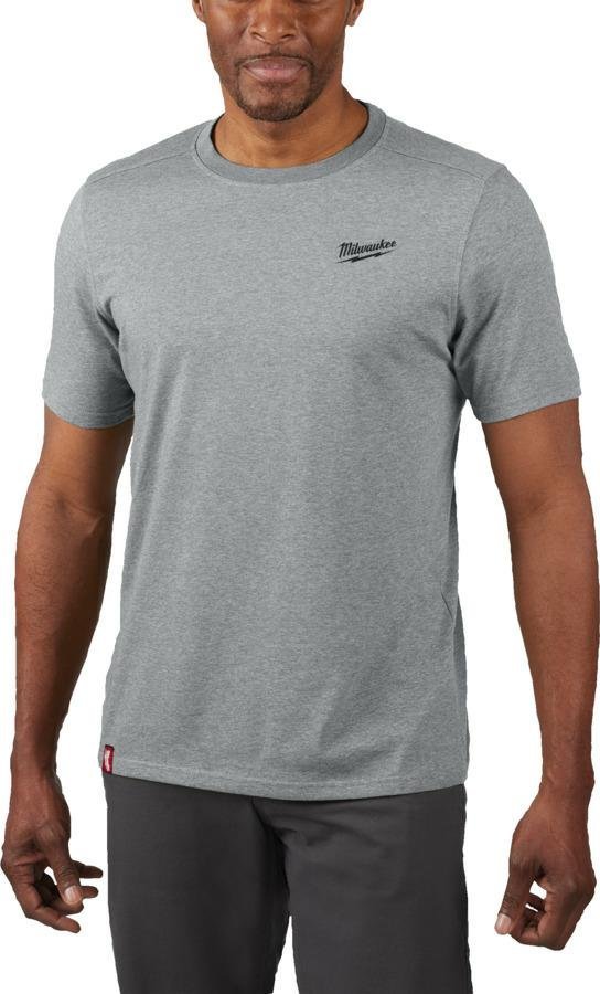 Milwaukee MILWAUKEE T-SHIRT Z KRÓTKIM RĘKAWEM - SZARY HTSSGR-XXL