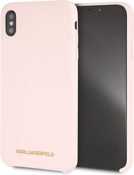Karl Lagerfeld Etui KLHCI65SLLPG iPhone XS Max jasnoróżowe