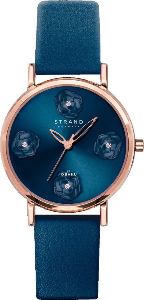 Zegarek Strand Zegarek damski Strand S733LXVLVL CYRKONIE niebieski