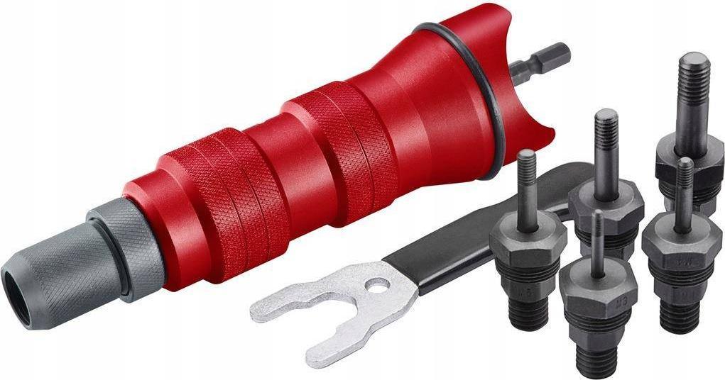 Fortum Nitownica z przystawką do nitonakrętek M3-M10 Fortum