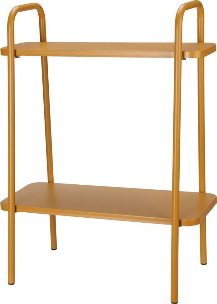 ProGarden ProGarden Stojak na kwiaty, 50x26x66 cm, kolor musztardowy