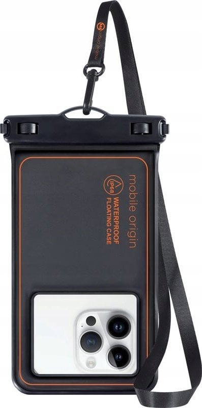 Mobile Origin Wodoodporne etui 6,5" black/orange