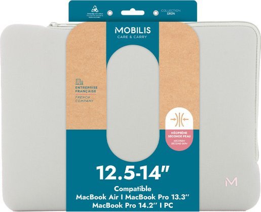 Etui Mobilis Skin Sleeve 14" Jasnoszary