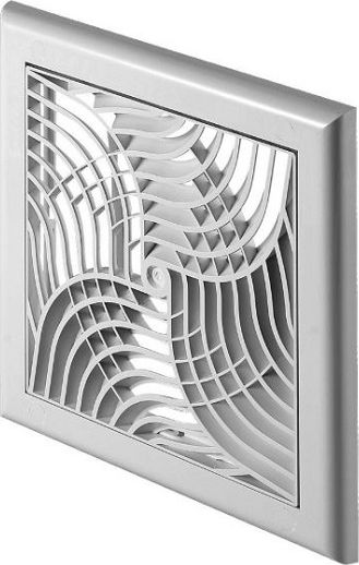 AWENTA Kratka wentylacyjna awenta 15x15 biała bez kołnierza