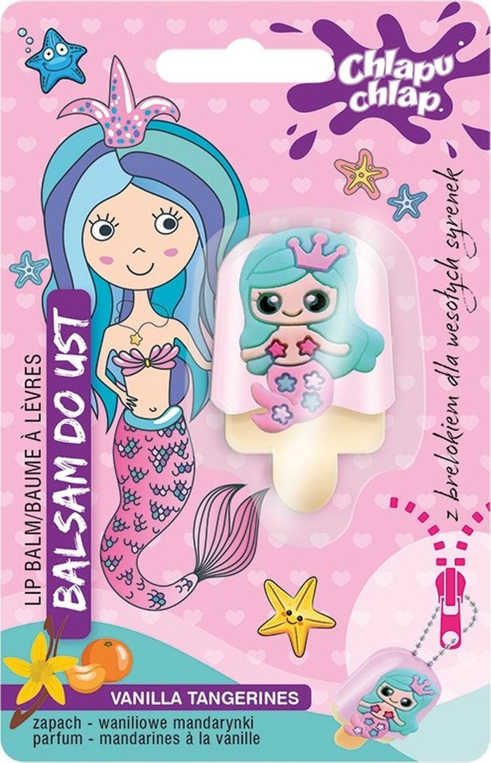 Chlapu Chlap Syrenka Błyszczyk do ust Waniliowe mandarynki