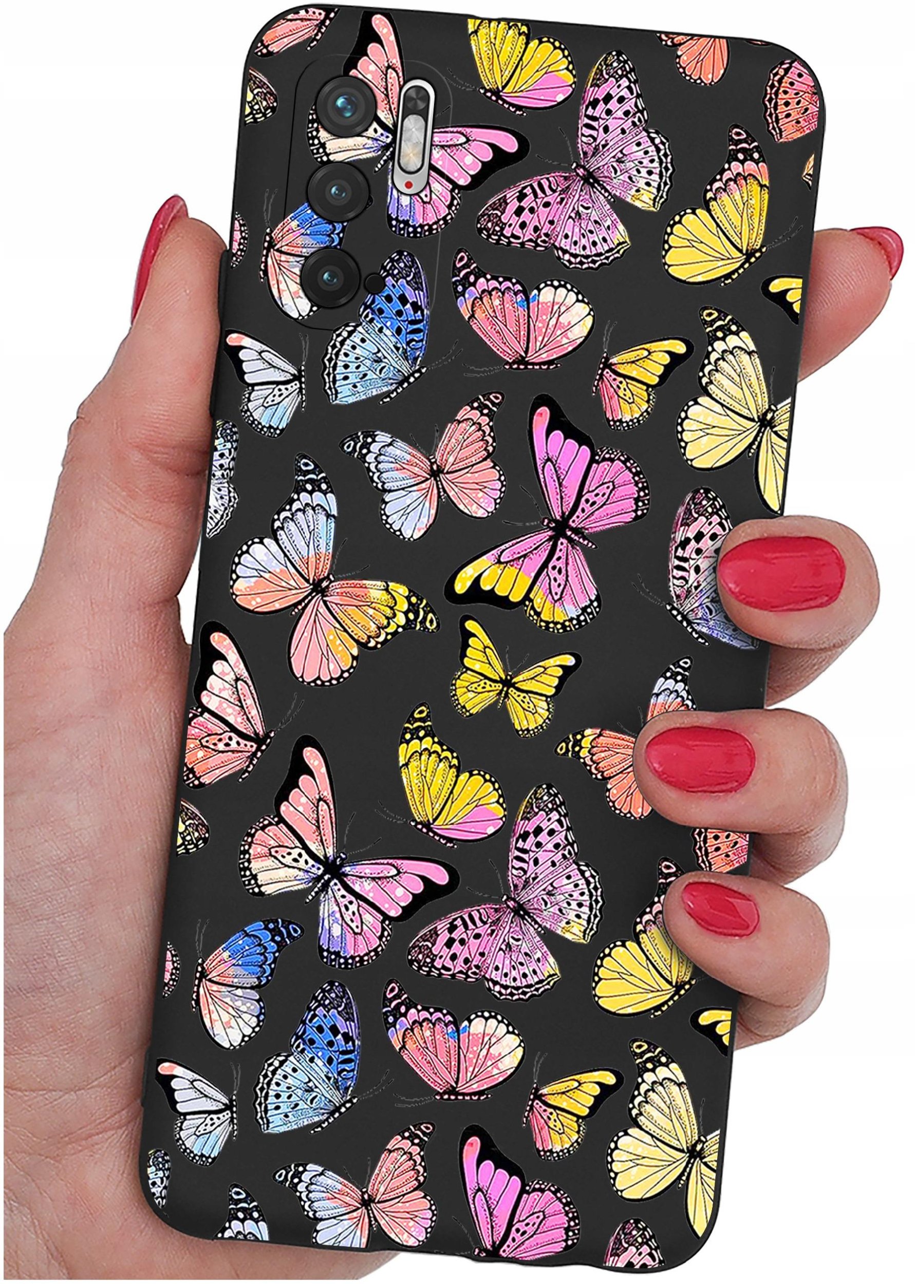 ETUI do Xiaomi Redmi Note 10 5G | WZORY | SILIKONOWE MATT CASE + SZKŁO 9H