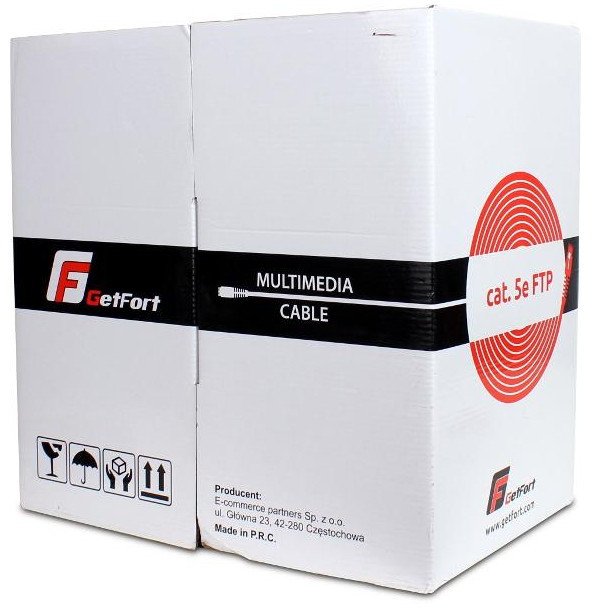 Kabel Skrętka Getfort Cat.5E F/Utp Pvc 305M